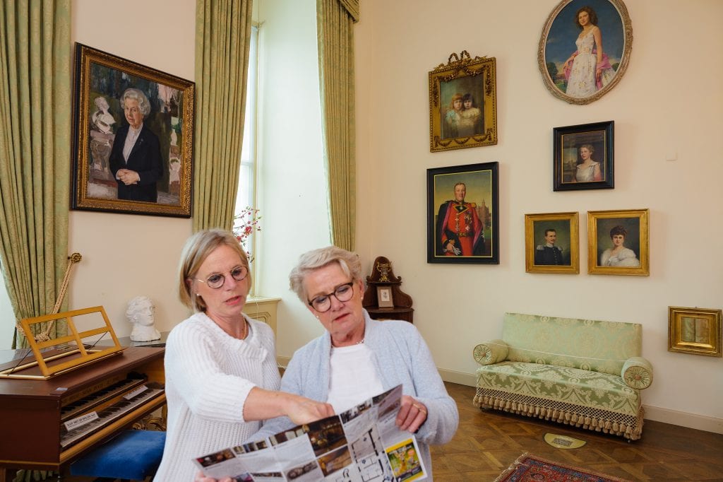 Rondgang door het kasteel in Coronatjd