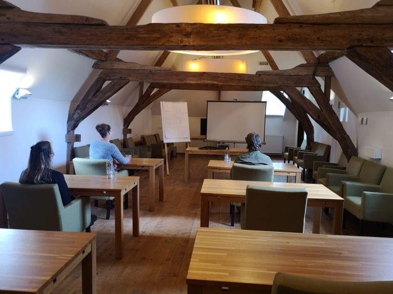 Authentieke balkenstructuur