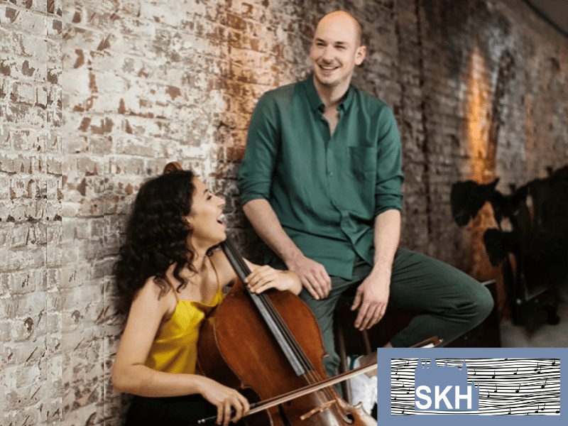 la van Poucke, cello Caspar Vos, piano